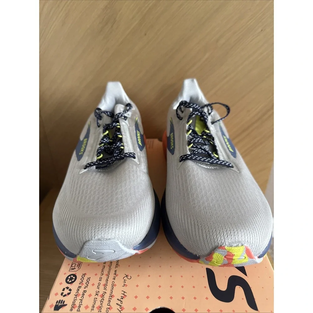 Brooks Revel 8 Men's Size 12 Running Shoes Quiet Blue Salmon 1104681D087